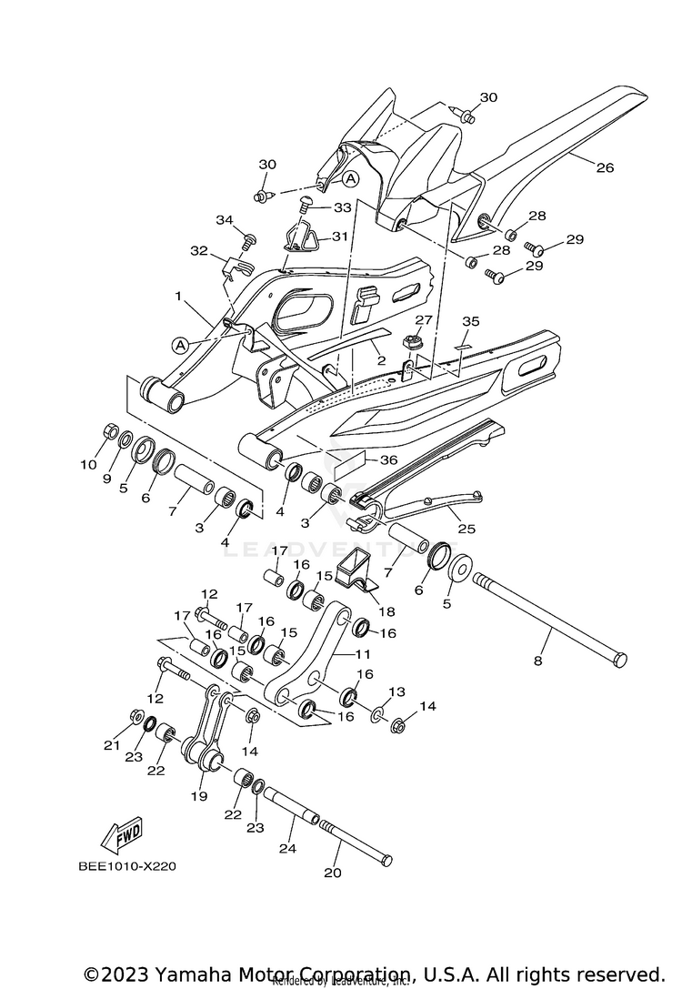 Rear Arm Schematic