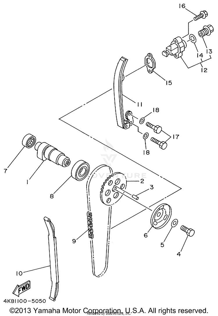 Camshaft Chain Schematic