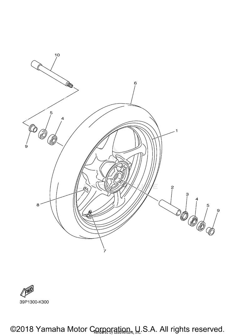Front Wheel Schematic