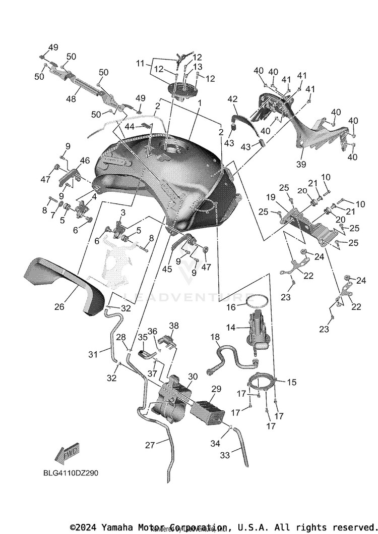 Fuel Tank 2 (For Cal) Schematic