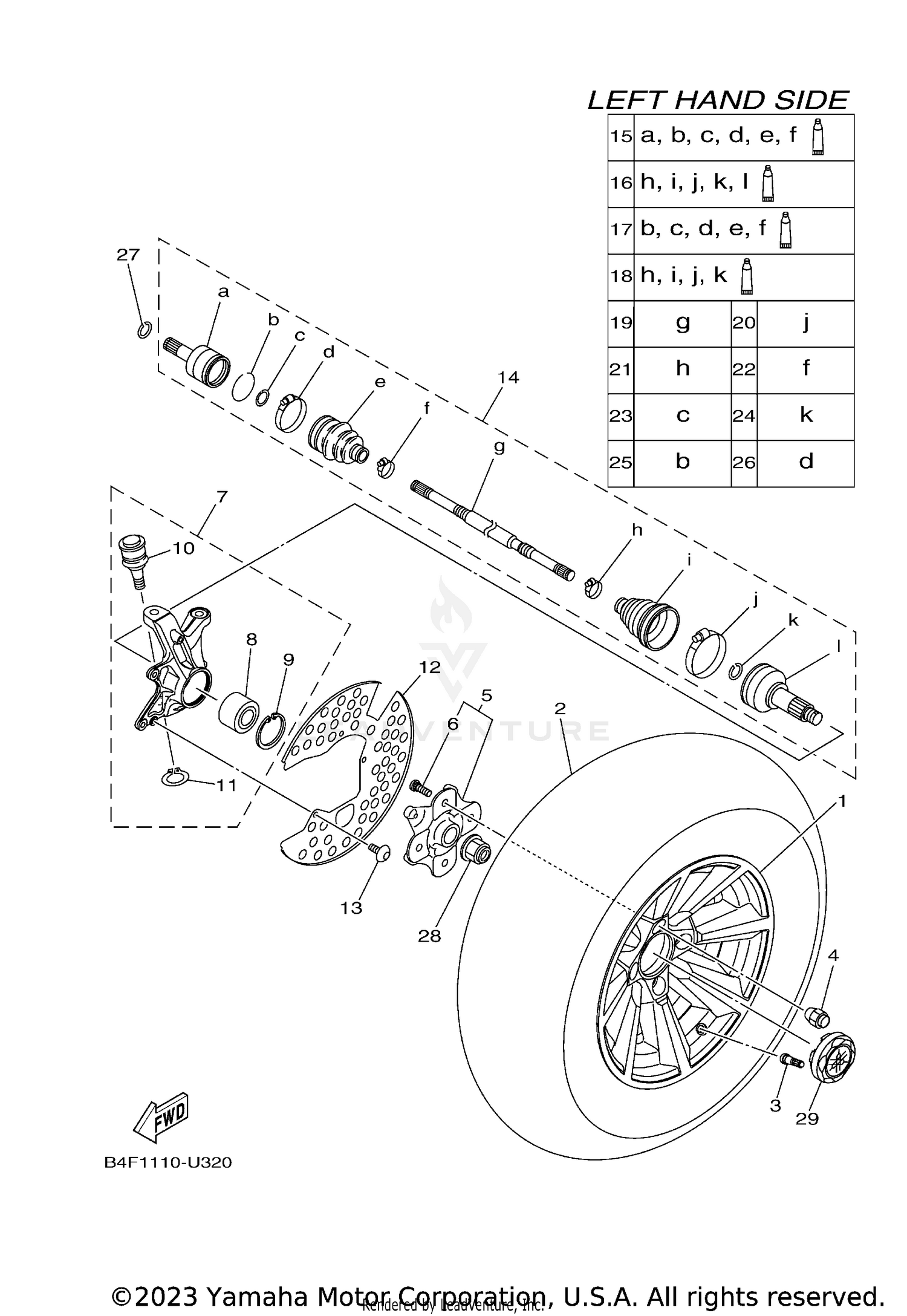 FRONT WHEEL