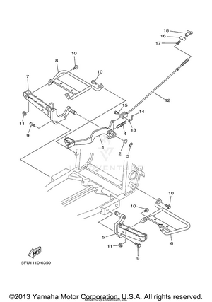 Stand Footrest Schematic