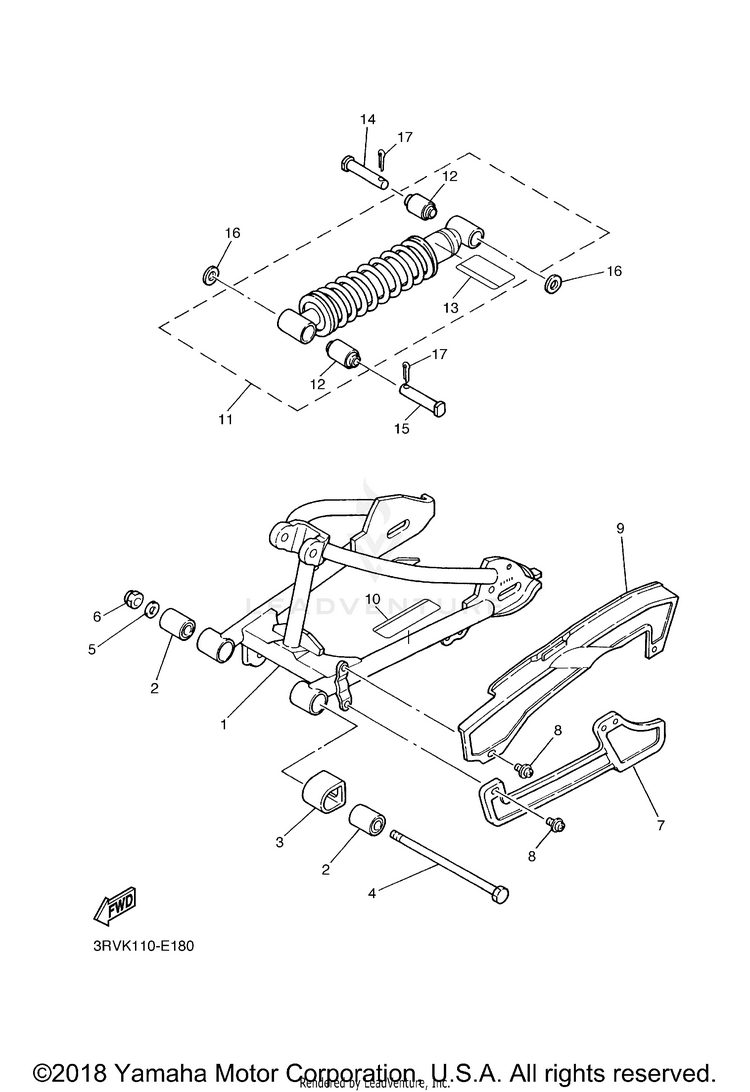 Rear Arm Suspension Schematic