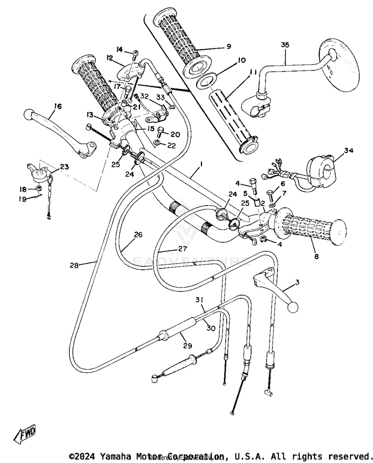 Handle & Wire Schematic