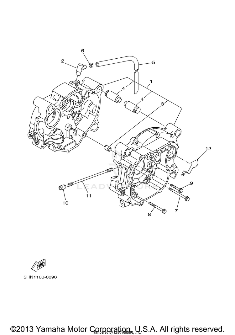 Crankcase Schematic
