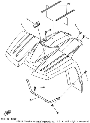 Front Fender Schematic