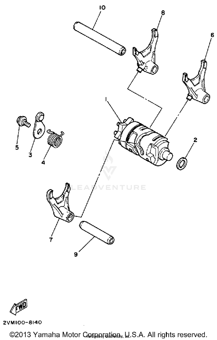 Shift Cam - Fork Schematic