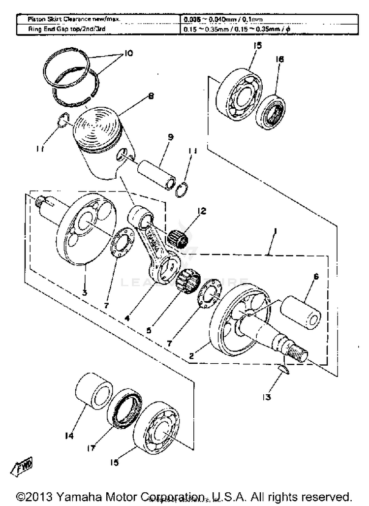 Crank - Piston Gt80g Schematic