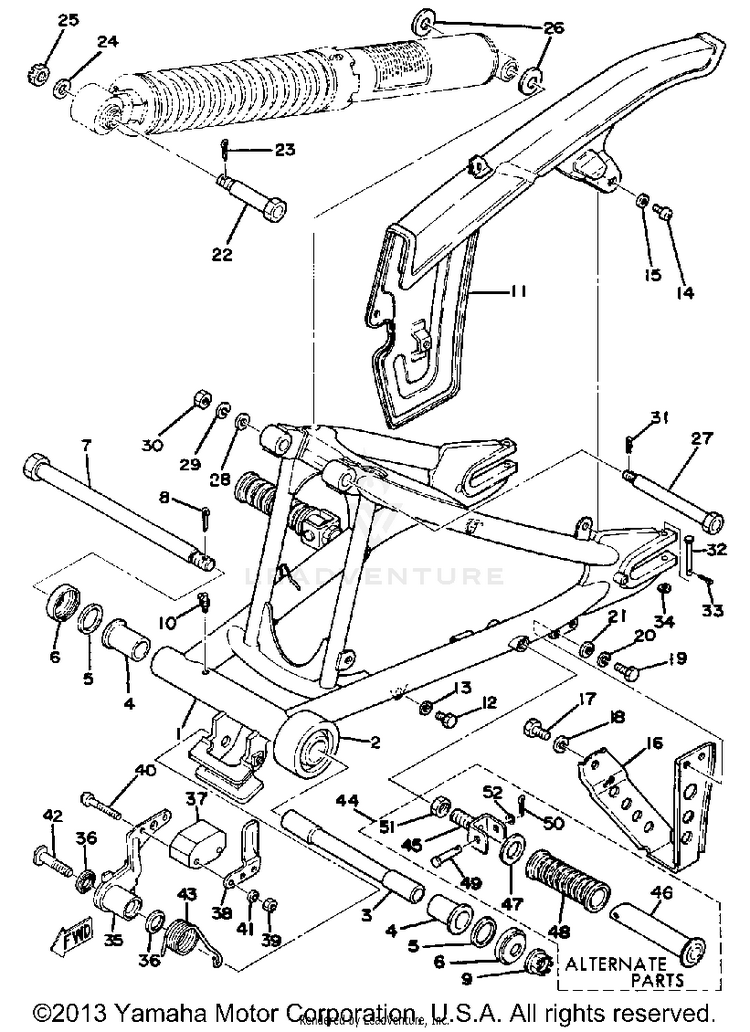 Rear Arm Chain Case Schematic