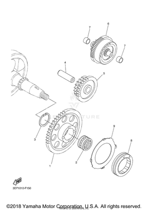 Starter Clutch Schematic