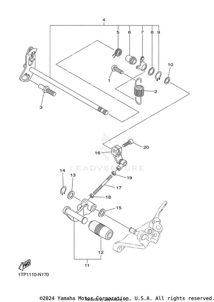 Shift Shaft Schematic
