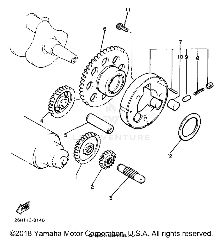 Starter Clutch Schematic