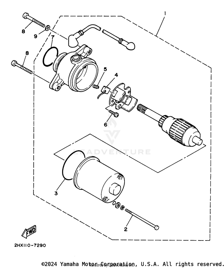 Starting Motor Schematic