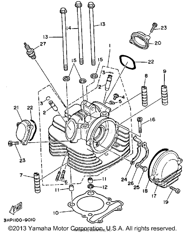 Cylinder Head Schematic