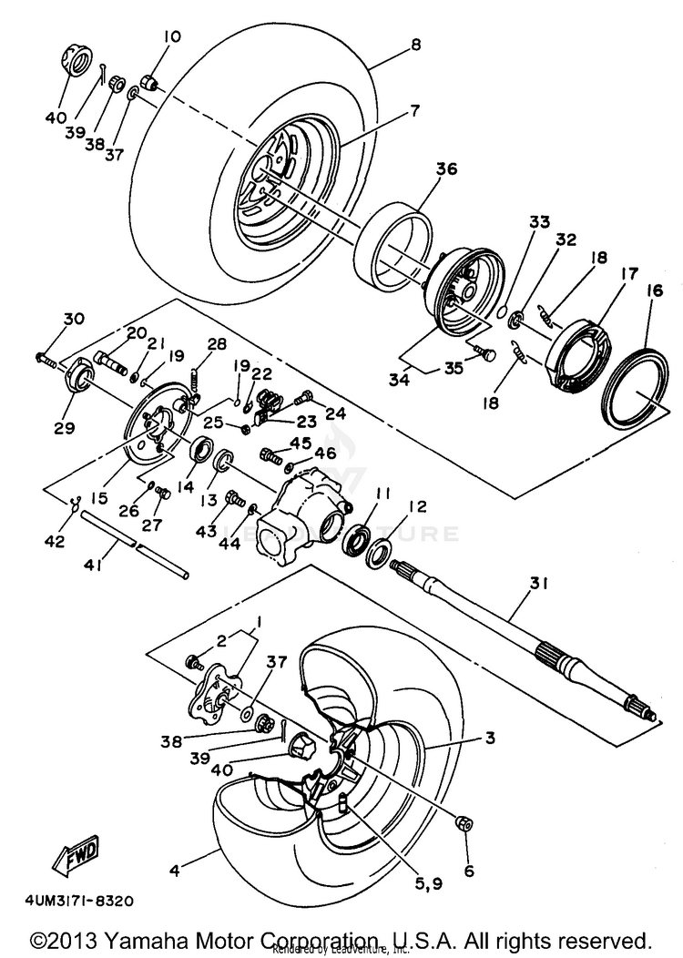 Rear Wheel Schematic