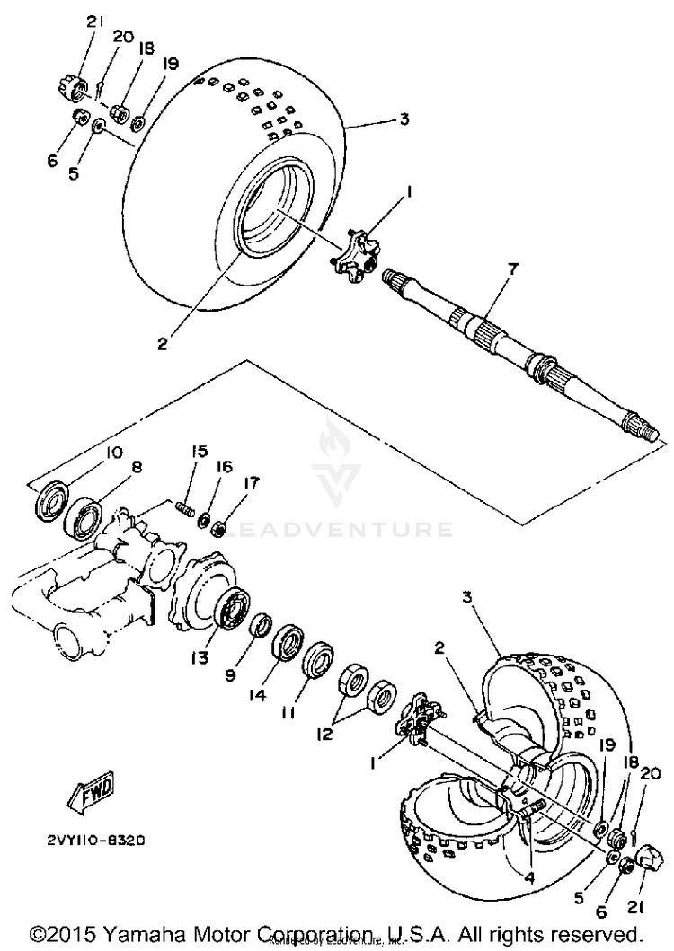 Rear Wheel Schematic