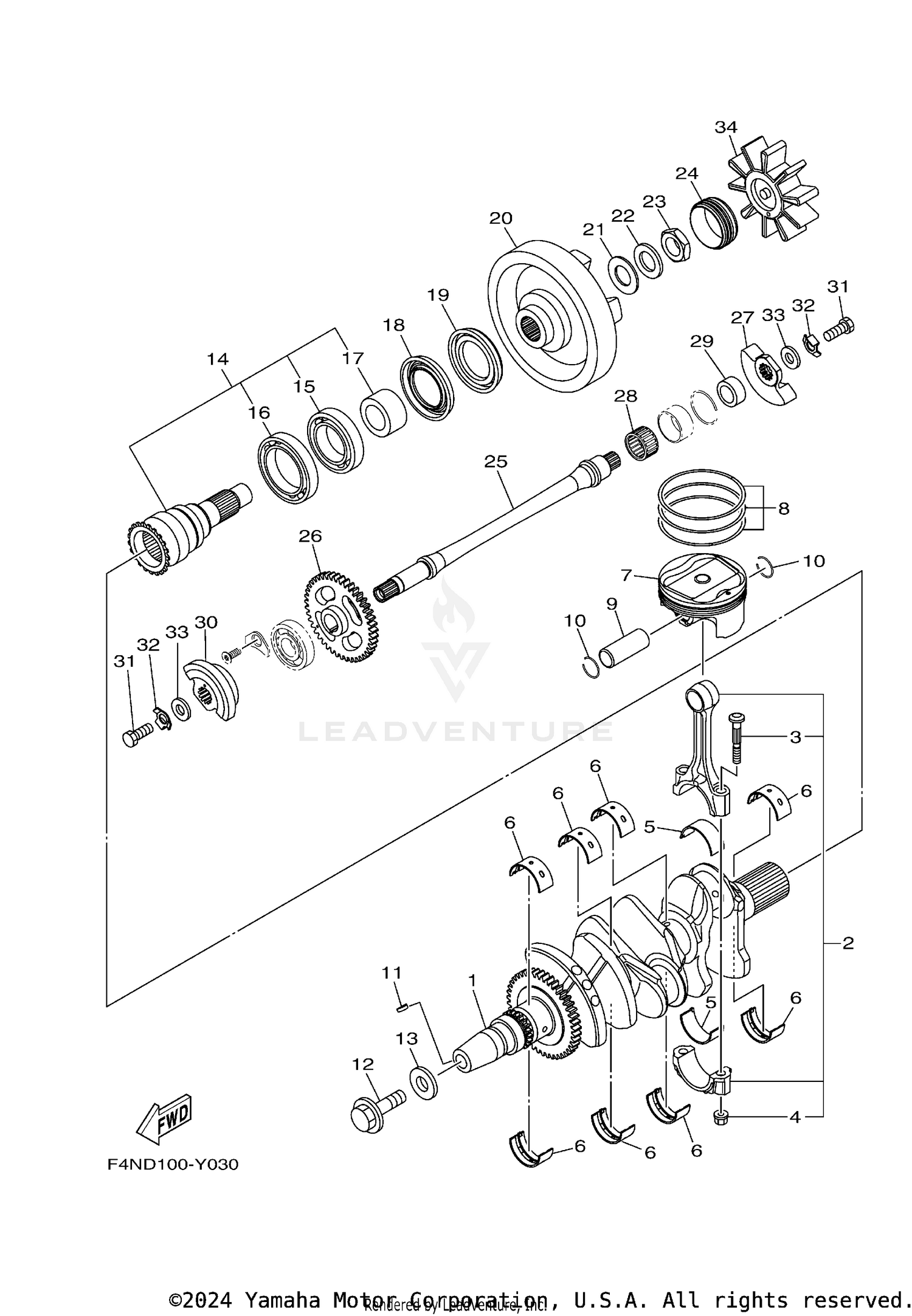 CRANKSHAFT & PISTON