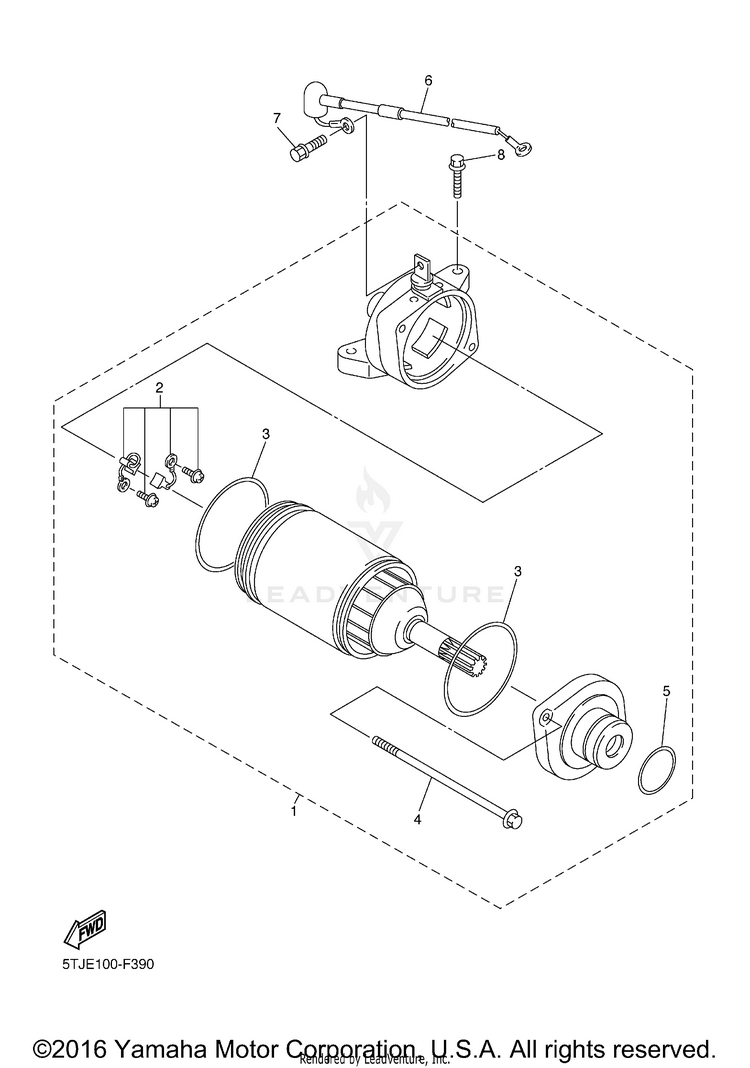 Starting Motor Schematic