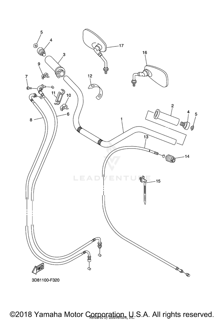 Steering Handle Cable Schematic