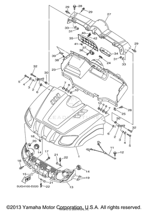 Front Fender Schematic