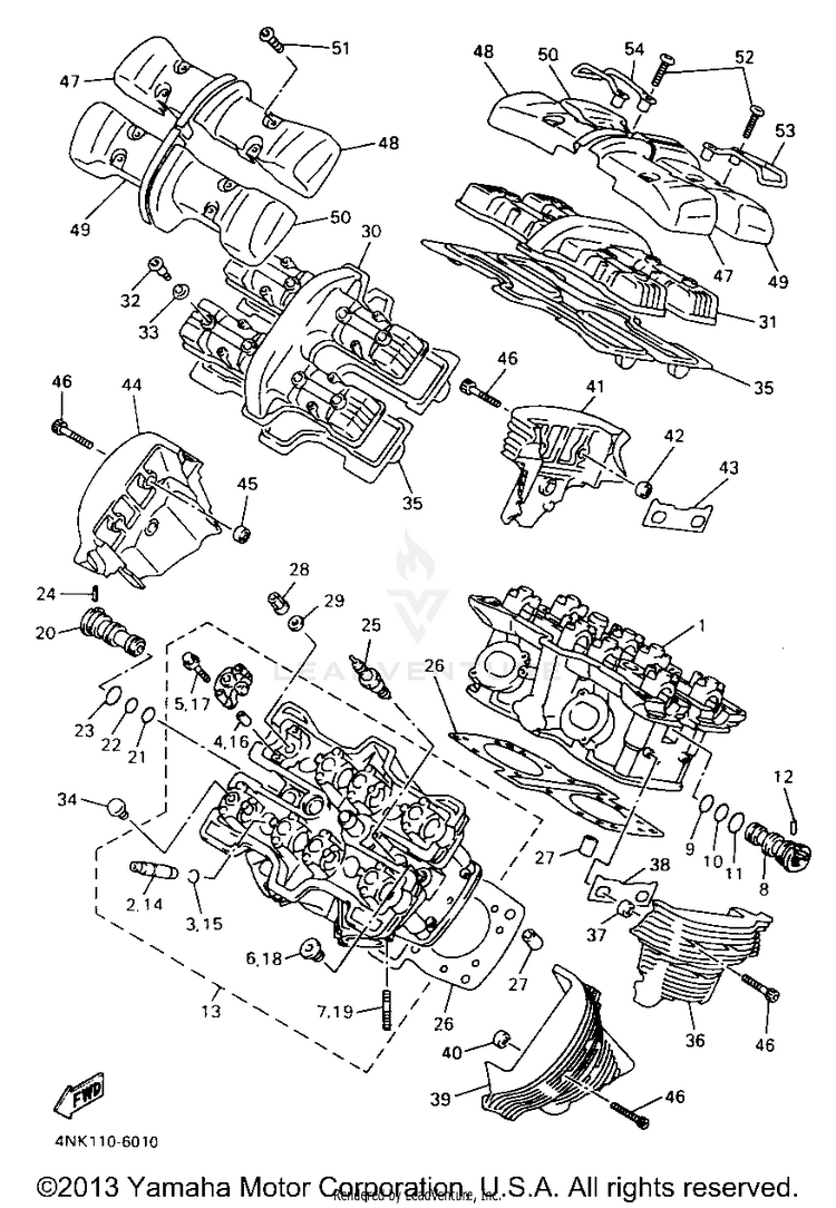 Cylinder Head Schematic