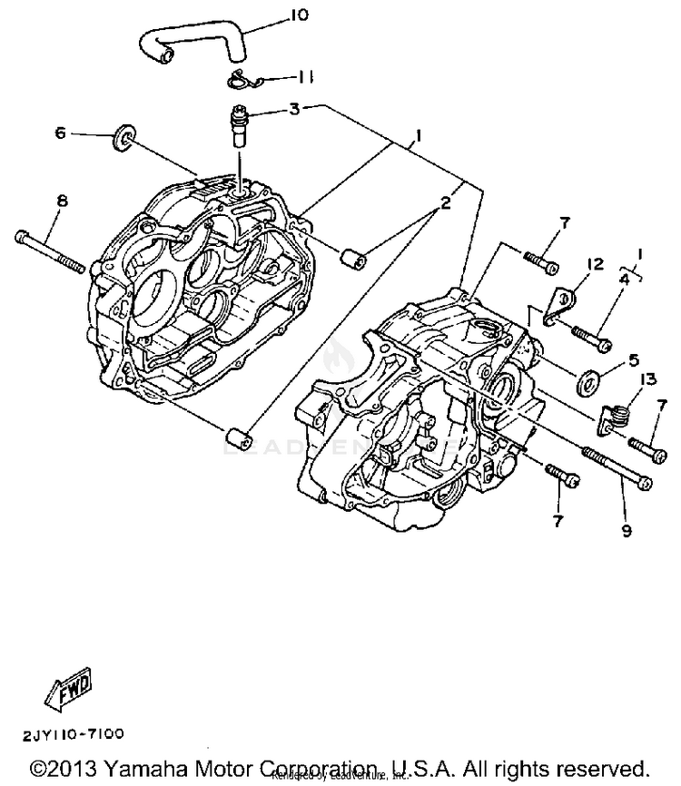 Crankcase Schematic