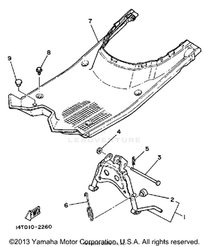 Stand Footrest Schematic