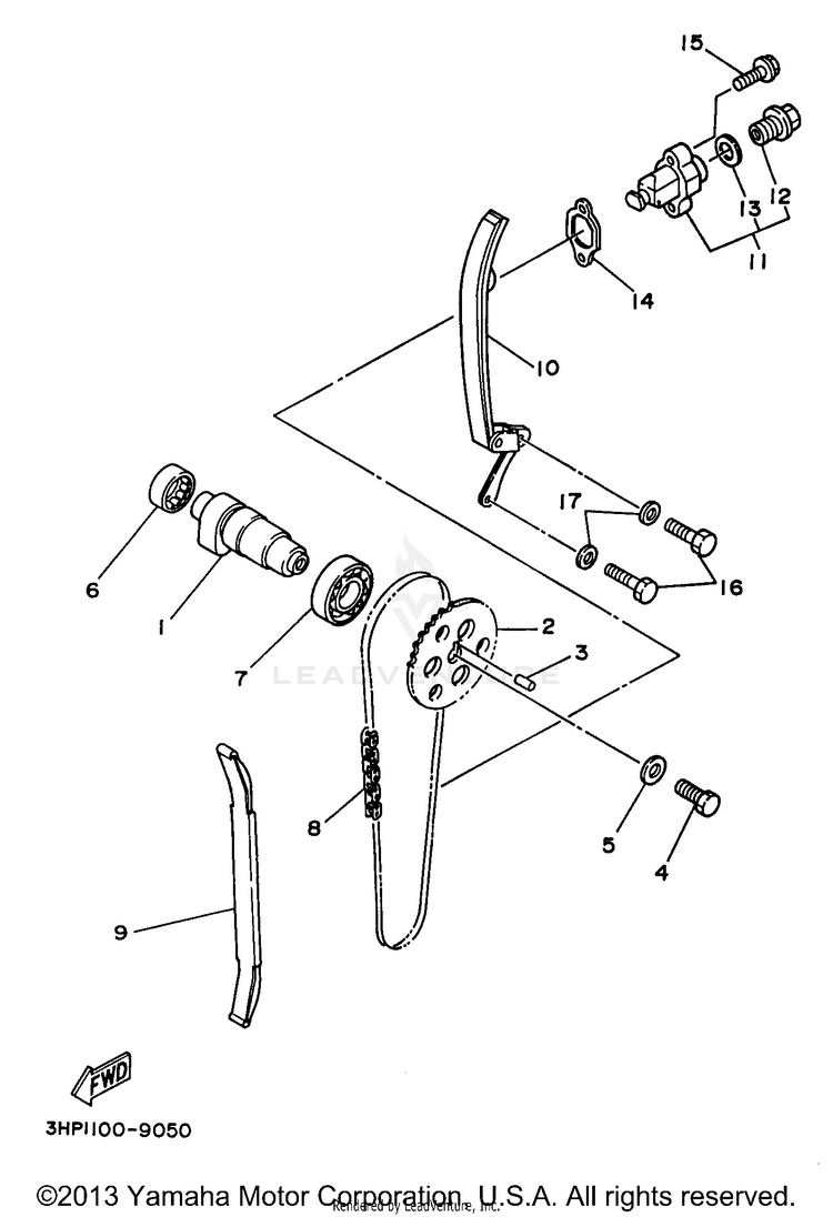 Camshaft Chain Schematic