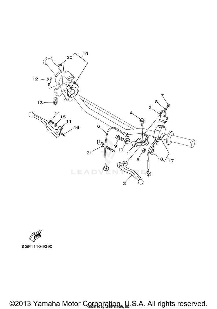 Handle Switch Lever Schematic