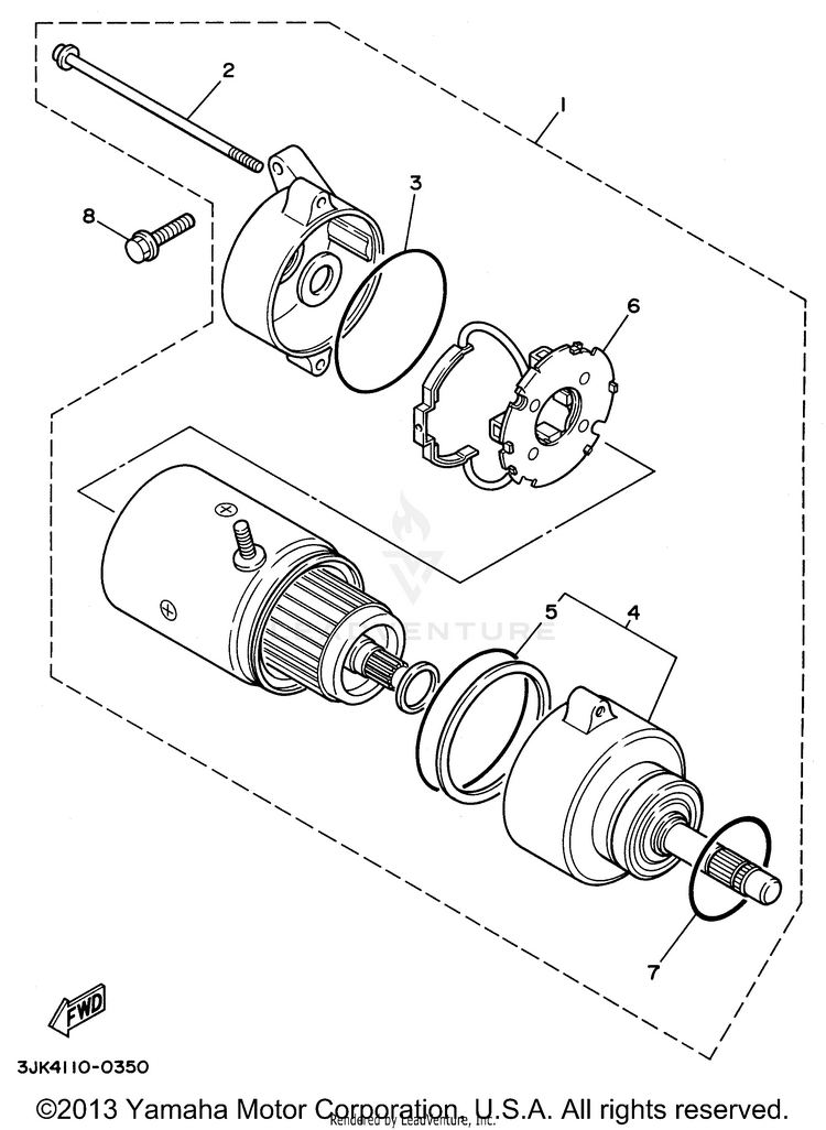 Starting Motor Schematic