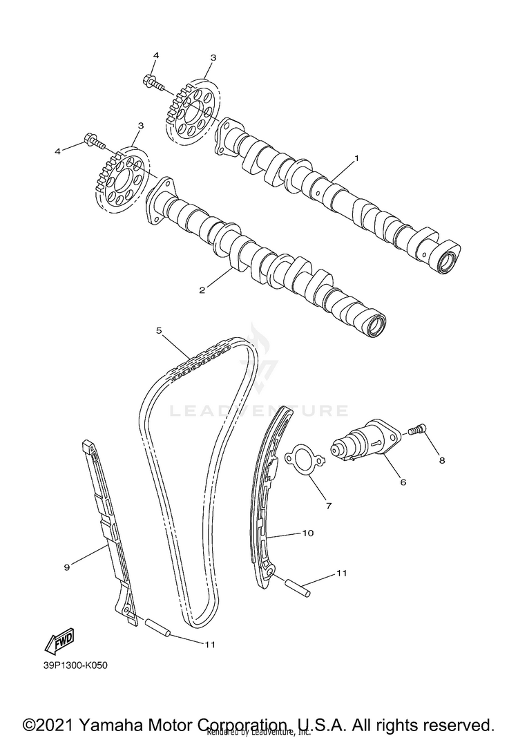 Camshaft Chain Schematic