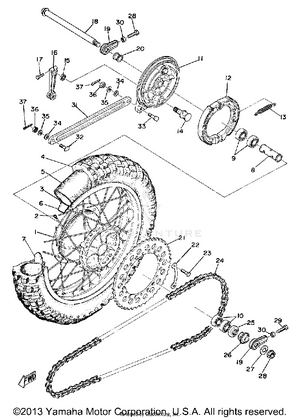 Rear Wheel Schematic