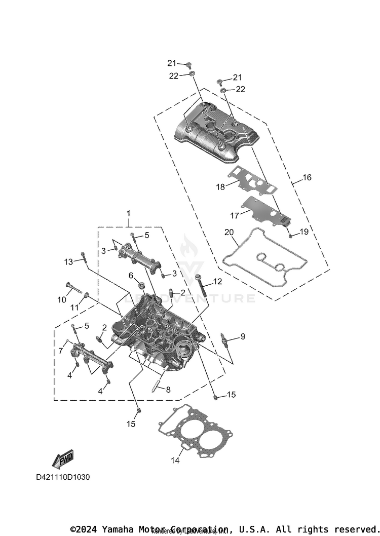 Cylinder Head Schematic