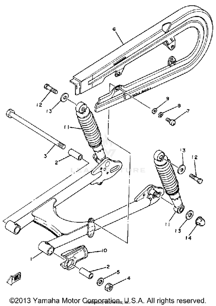 Rear Arm Suspension Schematic