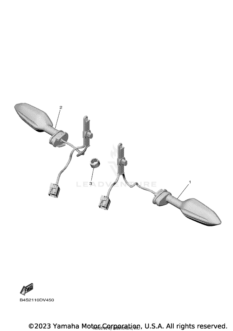 Flasher Light YZFR1 - YZFR1LCB - 2020 Schematic