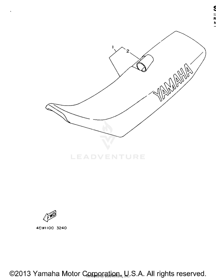Seat YZ250E - 1993 Schematic