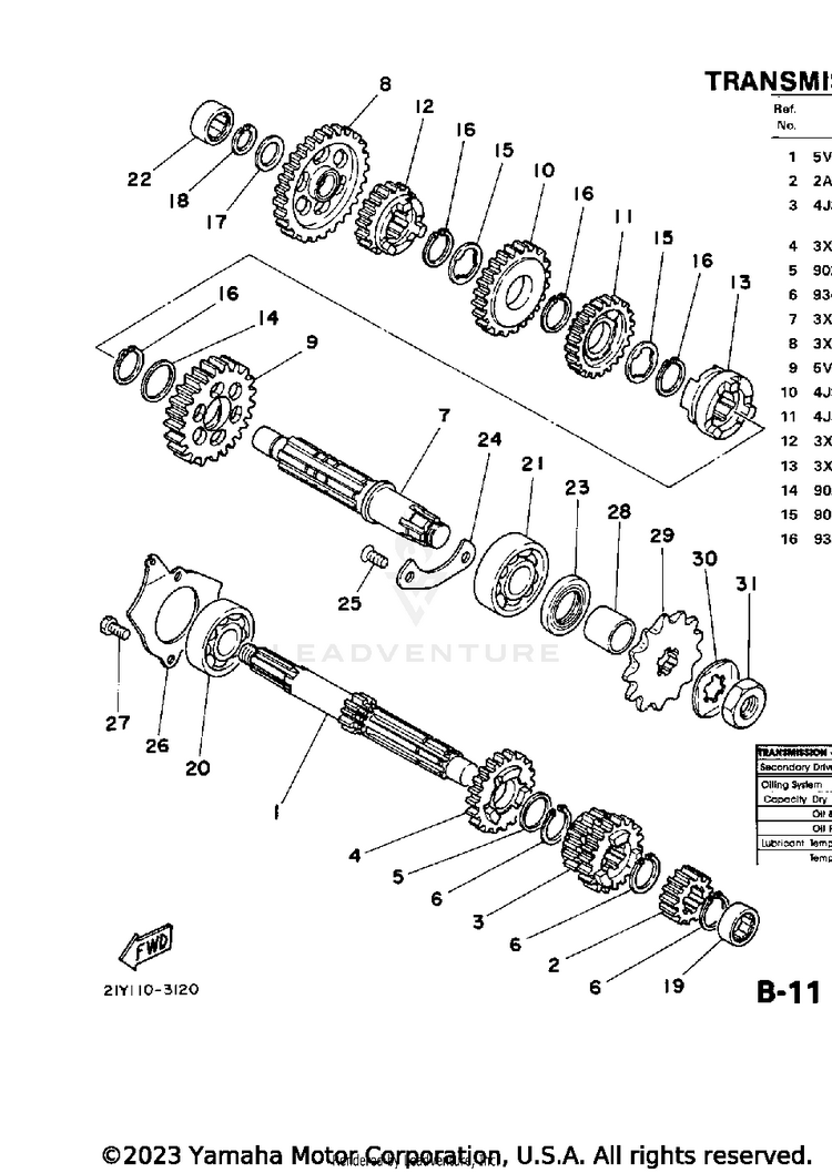 Transmission Schematic