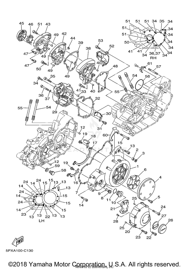 Crankcase Cover 1 Schematic
