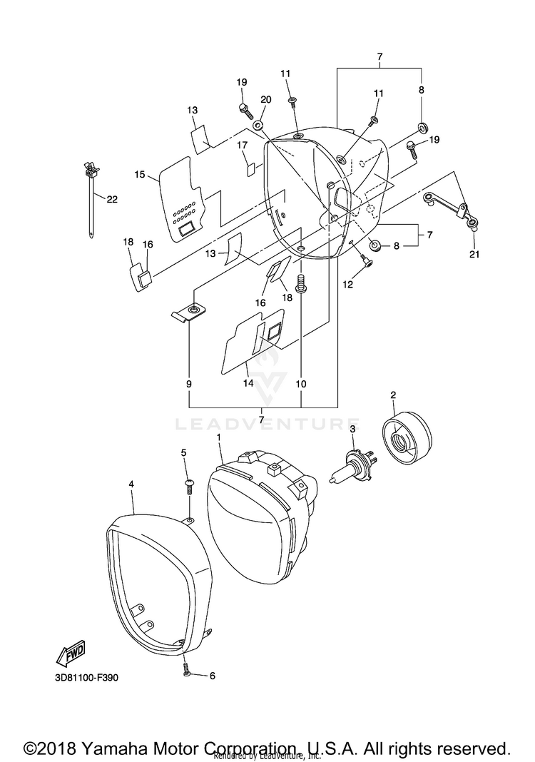 Headlight Schematic