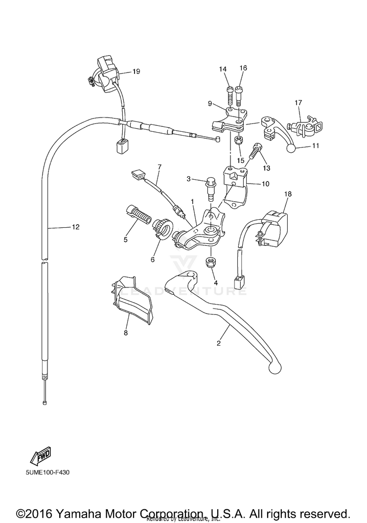 Handle Switch Lever Schematic