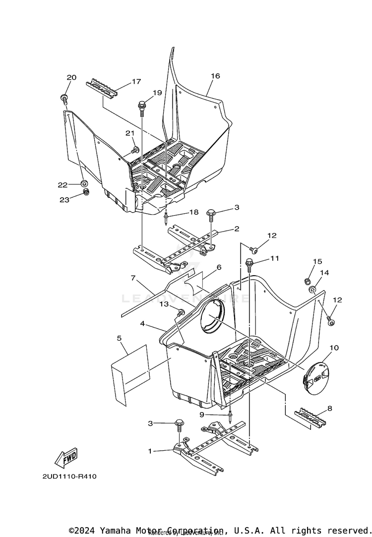 Stand & Footrest Schematic