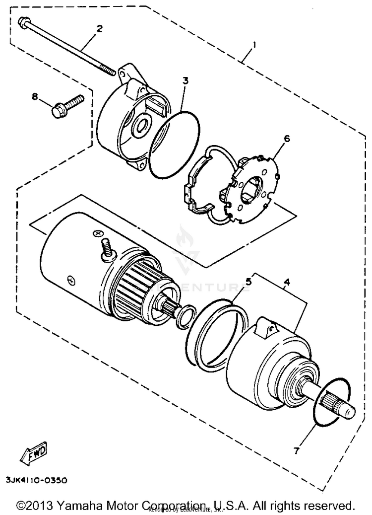 Starting Motor Schematic