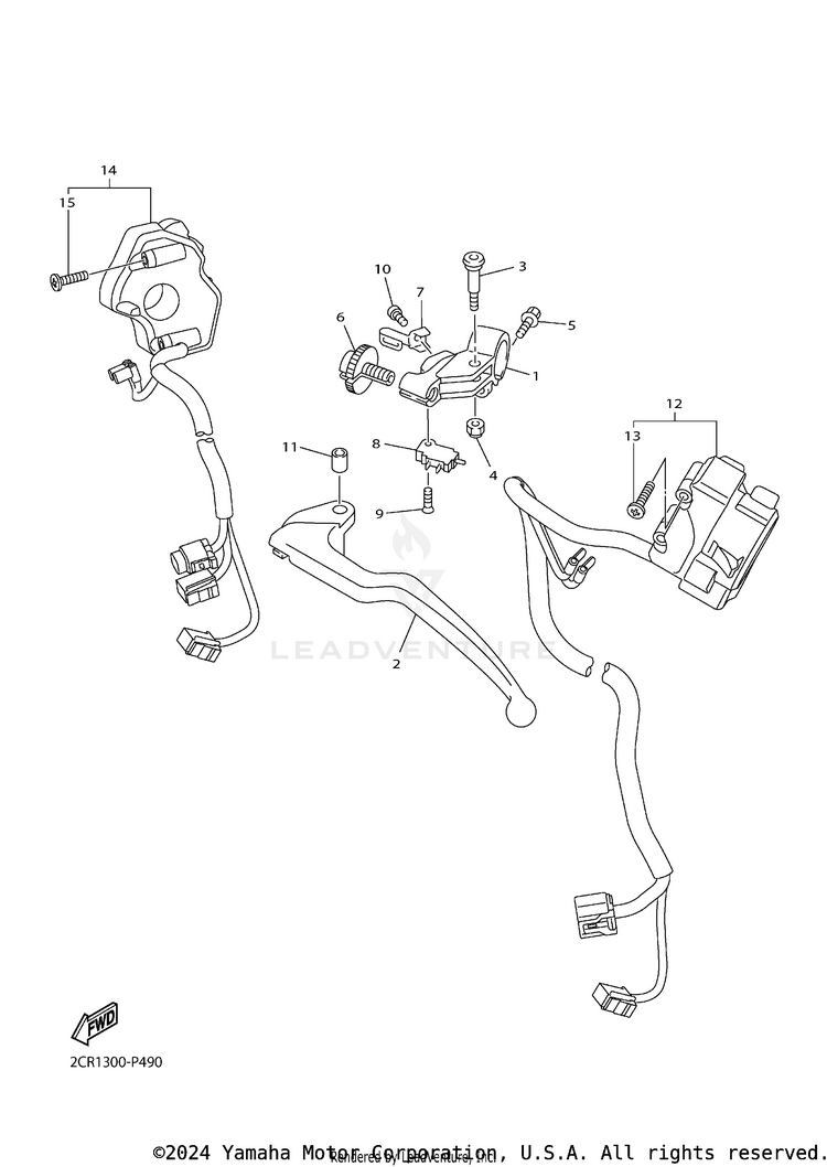 Handle Switch Lever Schematic