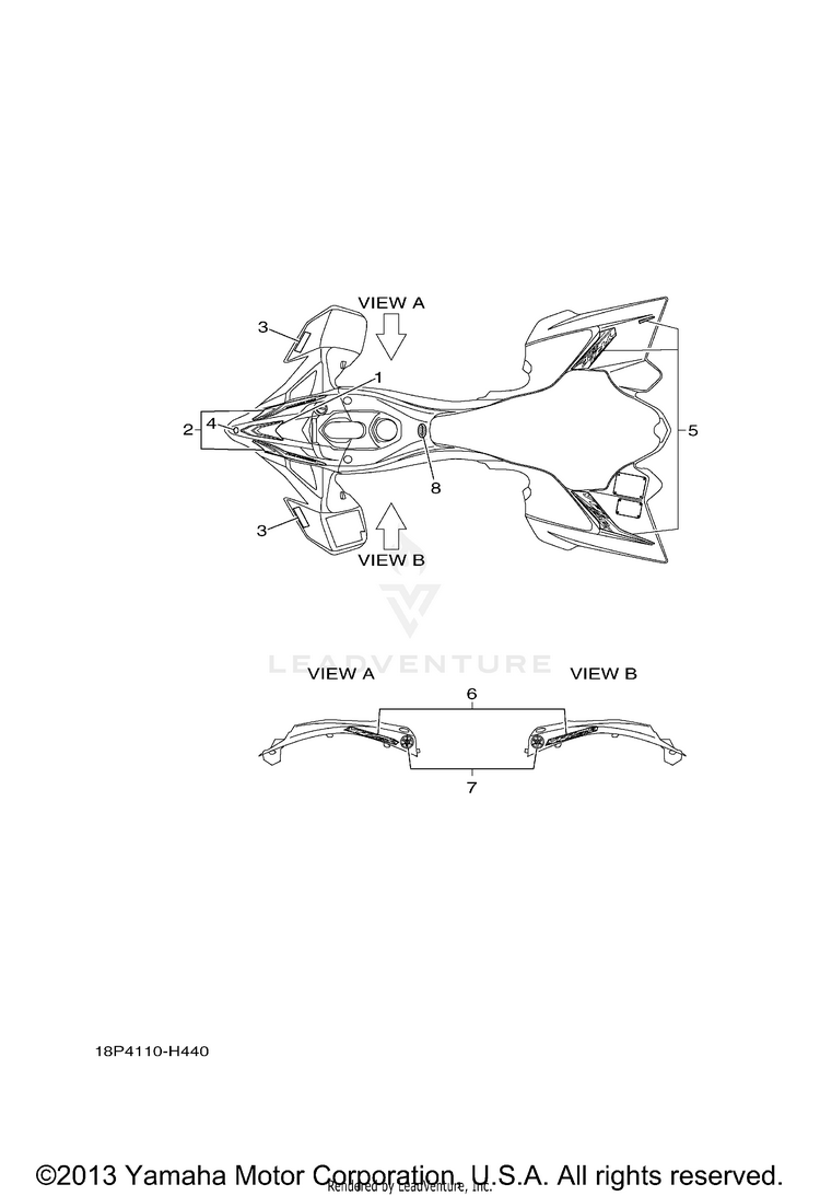 Graphics YFZ450RSEY (BLACK) - 2009 Schematic