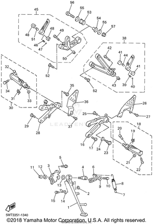 Stand Footrest Schematic