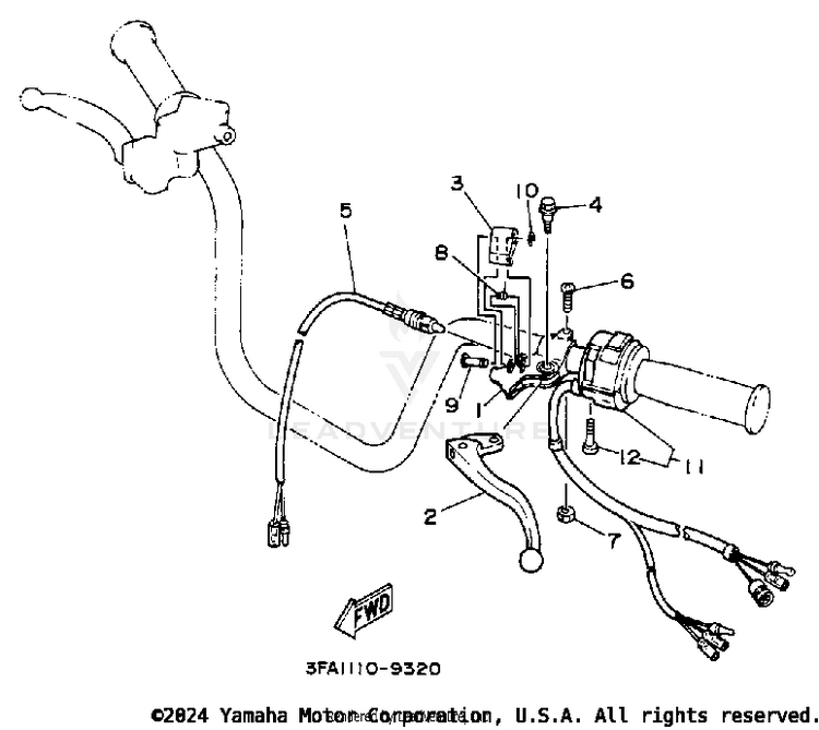 Handle Switch-Lever Schematic