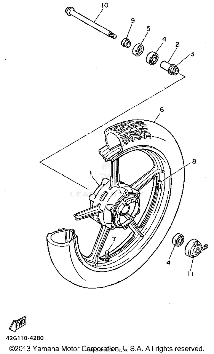 Front Wheel Schematic