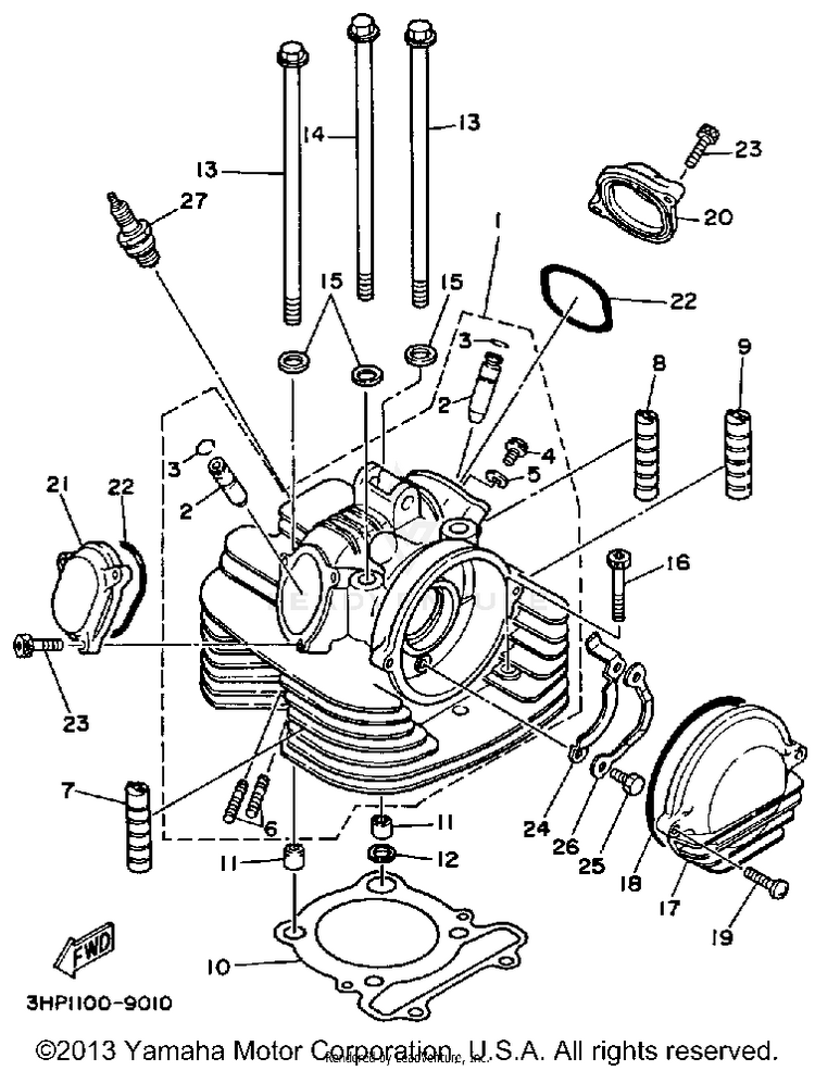 Cylinder Head Schematic