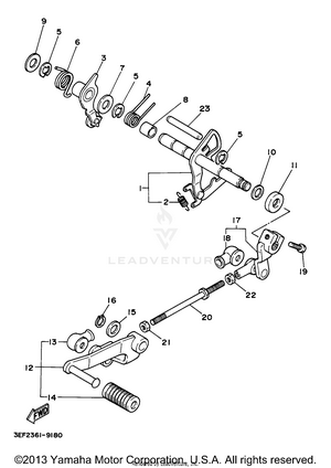 Shift Shaft Schematic