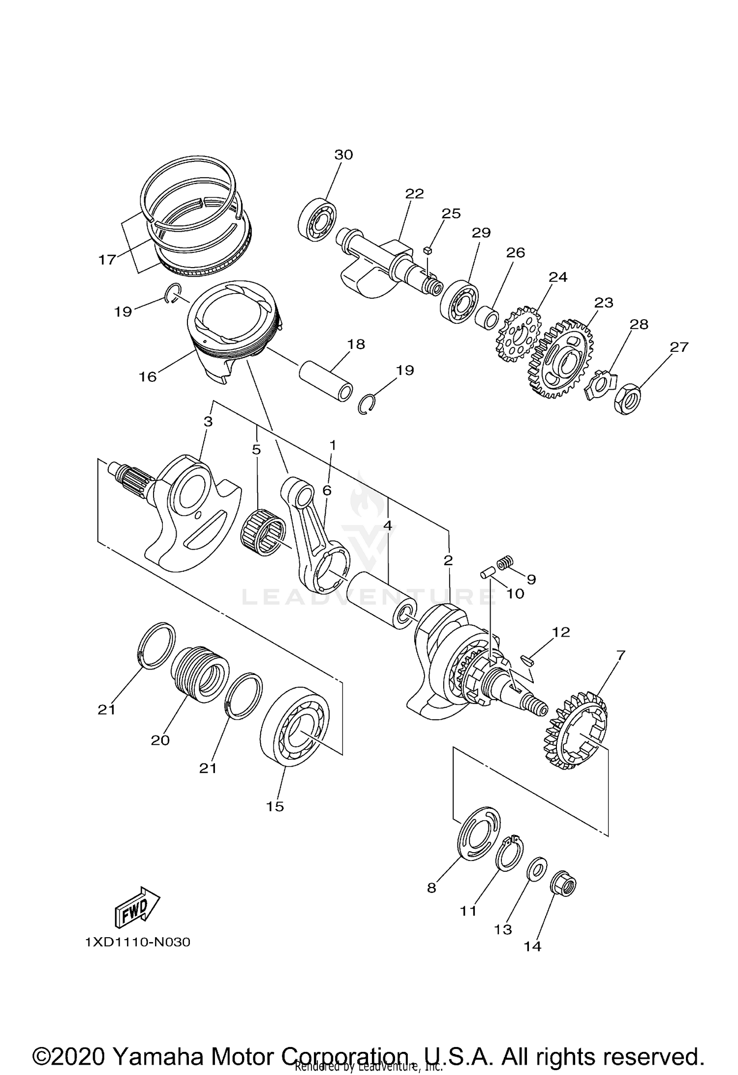 CRANKSHAFT PISTON